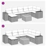 Set de sofás de jardín y cojines 8 piezas ratán sintético negro von , Gartensets - Ref: Foro24-3325878, Preis: 477,27 €, Raba...