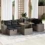 Set sofás jardín y cojines 5 pzas ratán sintético acacia gris von , Gartensets - Ref: Foro24-3328096, Preis: 539,67 €, Rabatt: %