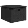 Set sofás jardín y cojines 9 pzas ratán sintético acacia negro by , Garden sets - Ref: Foro24-3328014, Price: 617,28 €, Disco...