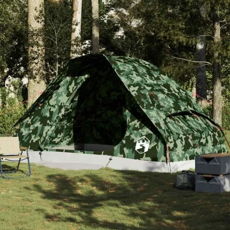 Tienda campaña familiar iglú 6 personas impermeable camuflaje by , tents - Ref: Foro24-4009647, Price: 135,57 €, Discount: %