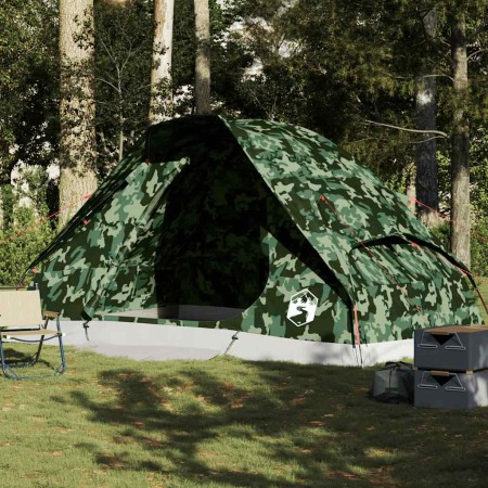 Tienda campaña familiar iglú 6 personas impermeable camuflaje by , tents - Ref: Foro24-4009647, Price: 137,96 €, Discount: %