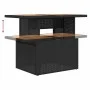 Set de sofás de jardín 7 pzas con cojines ratán sintético negro by , Garden sets - Ref: Foro24-3326996, Price: 482,40 €, Disc...