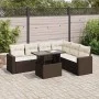 Juego de sofás de jardín 7 piezas con cojines ratán PE marrón von , Gartensets - Ref: Foro24-3326334, Preis: 520,66 €, Rabatt: %