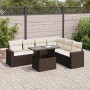 Juego de sofás de jardín 7 piezas con cojines ratán PE marrón von , Gartensets - Ref: Foro24-3326334, Preis: 527,98 €, Rabatt: %