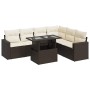 Juego de sofás de jardín 7 piezas con cojines ratán PE marrón von , Gartensets - Ref: Foro24-3326334, Preis: 527,98 €, Rabatt: %