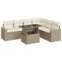 Set sofás de jardín 7 piezas y cojines ratán sintético beige by , Garden sets - Ref: Foro24-3326329, Price: 542,91 €, Discoun...