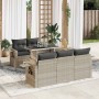 Set de sofás de jardín 6 pzas y cojines ratán sintético gris by , Garden sets - Ref: Foro24-3326413, Price: 474,43 €, Discoun...