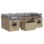 Set sofás de jardín 7 piezas y cojines ratán sintético beige von , Gartensets - Ref: Foro24-3326430, Preis: 547,63 €, Rabatt: %