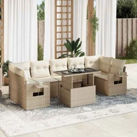 Set de sofás de jardín y cojines 8 piezas ratán sintético beige von , Gartensets - Ref: Foro24-3326439, Preis: 613,99 €, Raba...