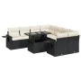 Set de sofás de jardín con cojines 9 pzas ratán sintético negro de , Conjuntos de jardín - Ref: Foro24-3326447, Precio: 595,3...