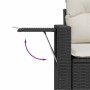 Set de sofás de jardín con cojines 9 pzas ratán sintético negro by , Garden sets - Ref: Foro24-3326447, Price: 603,97 €, Disc...
