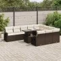 Set de sofás de jardín 11 pzas cojines ratán sintético marrón by , Garden sets - Ref: Foro24-3326554, Price: 784,39 €, Discou...