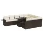 Set de sofás de jardín 11 pzas cojines ratán sintético marrón by , Garden sets - Ref: Foro24-3326554, Price: 784,39 €, Discou...