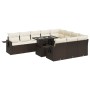 Set de sofás de jardín 11 pzas cojines ratán sintético marrón by , Garden sets - Ref: Foro24-3326554, Price: 782,81 €, Discou...