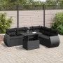 Set de sofás de jardín 7 pzas con cojines ratán sintético negro von , Gartensets - Ref: Foro24-3326646, Preis: 504,11 €, Raba...