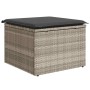 Set de sofás de jardín 7 pzas con cojines ratán PE gris claro by , Garden sets - Ref: Foro24-3326673, Price: 522,53 €, Discou...