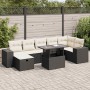 Set de muebles de jardín 5 pzas y cojines ratán sintético negro de , Conjuntos de jardín - Ref: Foro24-3327946, Precio: 530,27 €