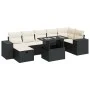 Set de muebles de jardín 5 pzas y cojines ratán sintético negro von , Gartensets - Ref: Foro24-3327946, Preis: 533,43 €, Raba...