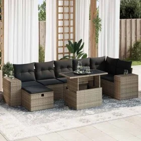 Juego de sofás jardín con cojines 5 pzas ratán sintético gris by , Garden sets - Ref: Foro24-3327950, Price: 542,83 €, Discou...