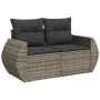 Set sofás jardín y cojines 6 pzas ratán sintético acacia gris by , Garden sets - Ref: Foro24-3328054, Price: 416,71 €, Discou...