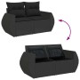 Set sofás jardín y cojines 8 pzas ratán sintético acacia negro von , Gartensets - Ref: Foro24-3328056, Preis: 516,52 €, Rabat...