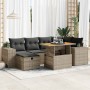 Set sofás jardín y cojines 8 pzas ratán sintético acacia gris von , Gartensets - Ref: Foro24-3328089, Preis: 514,46 €, Rabatt: %