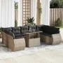 Set de sofás de jardín y cojines 10 pzas ratán sintético gris by , Garden sets - Ref: Foro24-3326701, Price: 720,98 €, Discou...