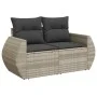 Set sofás jardín 10 pzas con cojines ratán sintético gris claro by , Garden sets - Ref: Foro24-3326703, Price: 803,11 €, Disc...