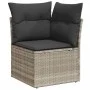 Set sofás jardín 10 pzas con cojines ratán sintético gris claro by , Garden sets - Ref: Foro24-3326703, Price: 803,11 €, Disc...