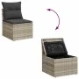Set sofás jardín 10 pzas con cojines ratán sintético gris claro by , Garden sets - Ref: Foro24-3326703, Price: 803,11 €, Disc...