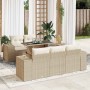 Juego de sofás jardín con cojines 6 pzas ratán sintético beige by , Garden sets - Ref: Foro24-3326729, Price: 572,50 €, Disco...