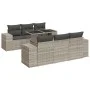 Set de sofás de jardín 7 pzas con cojines ratán PE gris claro by , Garden sets - Ref: Foro24-3326743, Price: 594,49 €, Discou...