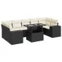 Set de sofás de jardín y cojines 8 piezas ratán sintético negro von , Gartensets - Ref: Foro24-3326757, Preis: 556,81 €, Raba...