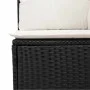 Set de sofás de jardín 7 pzas con cojines ratán sintético negro by , Garden sets - Ref: Foro24-3326807, Price: 493,09 €, Disc...