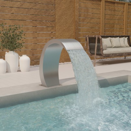 Poolbrunnen aus Edelstahl 304, 22 x 60 x 70 cm von vidaXL, Brunnen und Wasserfälle - Ref: Foro24-148882, Preis: 314,61 €, Rab...