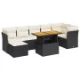 Set de sofás de jardín y cojines 8 piezas ratán sintético negro von , Gartensets - Ref: Foro24-3326954, Preis: 498,30 €, Raba...