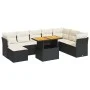 Set de sofás de jardín con cojines 9 pzas ratán sintético negro by , Garden sets - Ref: Foro24-3326961, Price: 555,50 €, Disc...