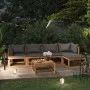 6-teiliges Gartenmöbel-Set mit Kissen aus massivem Akazienholz von vidaXL, Gartensets - Ref: Foro24-3057605, Preis: 607,47 €,...