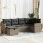 Set de muebles de jardín 6 pzas y cojines ratán sintético gris von , Gartensets - Ref: Foro24-3325917, Preis: 370,93 €, Rabat...