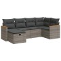 Set de muebles de jardín 6 pzas y cojines ratán sintético gris von , Gartensets - Ref: Foro24-3325917, Preis: 396,52 €, Rabat...