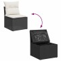 Set de sofás de jardín 7 pzas con cojines ratán sintético negro de , Conjuntos de jardín - Ref: Foro24-3325920, Precio: 410,3...