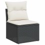 Set de sofás de jardín 6 piezas y cojines ratán sintético negro de , Conjuntos de jardín - Ref: Foro24-3325962, Precio: 351,7...