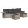Set de sofás de jardín 6 pzas y cojines ratán sintético gris by , Garden sets - Ref: Foro24-3325478, Price: 389,27 €, Discoun...