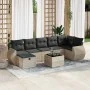 Set de sofás de jardín 8 pzas y cojines ratán sintético gris by , Garden sets - Ref: Foro24-3325618, Price: 567,32 €, Discoun...