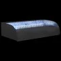 Garden waterfall with LED stainless steel 304 60x34x14 cm by vidaXL, Fountains and waterfalls - Ref: Foro24-148878, Price: 86...