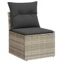 Set muebles jardín 9 pzas y cojines ratán sintético gris claro by , Garden sets - Ref: Foro24-3325548, Price: 604,77 €, Disco...