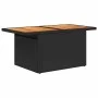Set sofás jardín y cojines 8 pzas ratán sintético acacia negro von , Gartensets - Ref: Foro24-3327457, Preis: 556,03 €, Rabat...