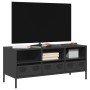Mueble para TV acero laminado en frío negro 101,5x39x43,5 cm de , Muebles TV - Ref: Foro24-851322, Precio: 121,06 €