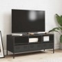 Mueble para TV acero laminado en frío negro 101,5x39x43,5 cm von , TV-Möbel - Ref: Foro24-851322, Preis: 121,15 €, Rabatt: %
