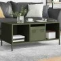 Mesa de centro acero laminado frío verde oliva 101,5x50x43,5 cm von , Couchtisch - Ref: Foro24-851278, Preis: 92,11 €, Rabatt: %